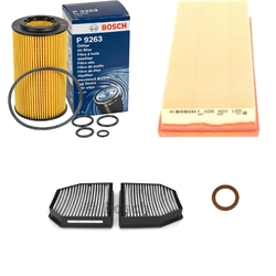 BOSCH Inspektionspaket Filterpaket Filtersatz für Mercedes-Benz SL R230 350 55