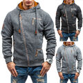 Herren Sweatjacke Hoodie Sweatshirt Pullover Pulli Sweatjacke Kapuzenpullover