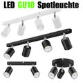 Schwenkbare LED Deckenleuchte Decken-Strahler Spot-Lampe GU10 1-4 flammig