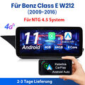 4+64GB Carplay Für Benz E-Klasse W212 NTG 4.5 Android Autoradio GPS Navi BT WIFI
