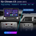 Für Citroen C5 2008-2016 Carplay Android 13 Autoradio GPS Navi WIFI BT SWC 2+64G