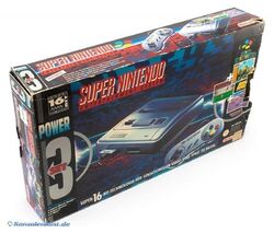 SNES - Konsole #Power Set + 3 Spiele + Original Controller + Zub. mit OVP