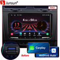 Android13 4+64GB Carplay Autoradio GPS Navi DAB+ RDS Für VW Golf 5 6 Polo Touran