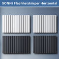 Flachheizkörper Horizontal Design Paneel Heizkörper Seitenanschluss Heizwand