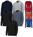 Tom Tailor Herren Pullover Strick V-Ausschnitt navy schwarz grau M-3XL 1012820