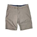 Nat Nast Herren Chino Shorts 34 W Stone Stretch Baumwolle Elasthan Mischung