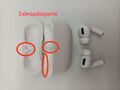 Apple AirPods Pro 1 mit MagSafe Kabellosem Ladecase - Weiß