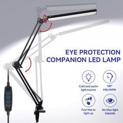 LED Schreibtischlampe Tischlampe Büroleuchte Beleuchtung Dimmbar 10W Leselampe !