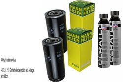 2x MANN-FILTER Ölfilter W 962/2 + 2x LIQUI MOLY Cera Tec 3721