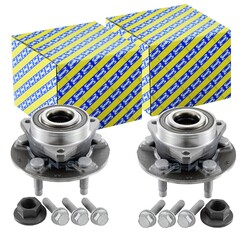 2X SNR RADLAGER-SATZ HINTEN VORNE VORNE UND HINTEN PASSEND FÜR OPEL INSIGNIA