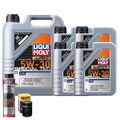 Motoröl 5W30 LIQUI MOLY Special Tec Ll 9L+HENGST Ölfilter +Ölschlammspülung