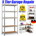 Werkstattregal Schwerlastregal 200/180/170CM Garagenregal Lagerregal Büro