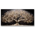 Metallic Life Tree Wandbild XXL Canvas Leinwand Poster Acrylglas Wohnzimmer