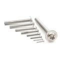 Linsenkopfschrauben mit Flansch DIN/ISO 7380 - 2 Torx Edelstahl A2 VA V2A M2-M12