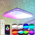 RGB LED Deckenleuchte Dimmbar Deckenlampe Sternenhimmel Wohnzimmer Fernbedienung