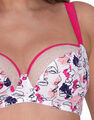 Curvy Kate Doodle Print Balconett Bügel BH Gr.80D 36D Weiß & Pink Bra