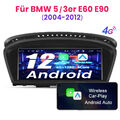 6+128G CarPlay Android Autoradio Für BMW 5er E60 E61 E63 E64 E90 E91 E92 GPS CCC