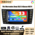 Android13 Autoradio GPS NAV BT Für Mercedes Benz E-Klasse W219 W211 CarPlay DAB+