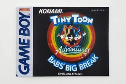 Gameboy Spielanleitung Tiny Toon Adventures Babs Big Break