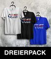 3er Pack T-Shirt R 1250 GS BMW Motorrad Fans R1250GS