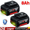 2x 8AH Original Akku für Bosch 18V Professional GBA GSR GSB BAT618 BAT609 BAT620