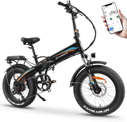 E Bike 20 Zoll 750W Elektrofahrrad Fatbike 48V 15Ah Shimano 7 Gang Mountainbike