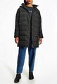 Tommy Jeans Damen Tjw Long Puffer Coat Schwarz Daunenmantel Kapuze Steppjacke