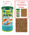 Tetra Pond Multi Mix 1 l Futter-Mix plus 1 l Pond Sticks gratis