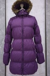 MARC O´POLO Daunen-MANTEL S 36/38 (176) Stepp-JACKE 50%Daune Plum Fell-Kapuze❄️