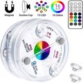 Unterwasser Licht 13 LED Poolbeleuchtung Magnet RGB Poollampen mit Fernbedienung