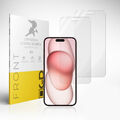 2x Schutzfolie für iPhone 15 Bildschirmschutz Hydrogel Panzerfolie TPU Film Klar