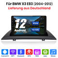 Für BMW X3 E83 2004-2012 1+32GB 9"Android 12 Autoradio GPS Navi WIFI BT RDS DAB+