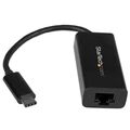 StarTech.com USB-C auf Gigabit-Ethernet-Adapter - Schwarz - USB 3.0 auf RJ45 LA