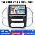 Für Mercedes Benz Vito 3 2014-2020 10" Android 13 Autoradio Navi GPS CarPlay SWC