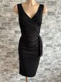 044 Bodycon-Kleid Wickeloptik tief ausgeschnitten Brust gerafft Wackel