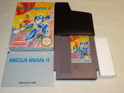 Mega Man 4 Nintendo NES Spiel komplett mit OVP und Anleitung