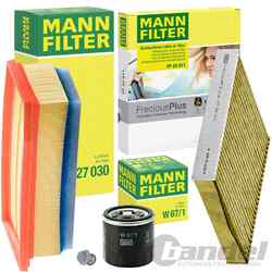 MANN FILTER INSPEKTIONSPAKET passend für DACIA DUSTER HM 1.6 SCe 115+109 PS