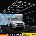 14x Garage Hexagon LED Lampe Röhren Werkstatt Wand Decken Leuchte Beleuchtung DE