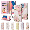 Handy Tasche für Samsung Galaxy S20 S21 S23 FE S22 Schutz Hülle Blumen Flip Case