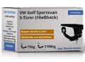 ANHÄNGERKUPPLUNG für VW Golf Sportsvan 14-17 abnehmbar HOOK +13polig E-Satz SPEZ