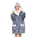 Oversized Hoodie Soft Warm Sweatshirt Hoodie Plüsch Hoodie Übergroße Nachtwäsche