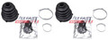 2X FAST ACHSMANSCHETTEN SATZ GETRIEBESEITIG passend für ABARTH 500 500C ALFA MIT