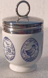 Royal Worcester Standardgröße Ei Kuscheltier blau weiß Osterei Design