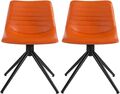 Entspannungsstühle 2er Set Esszimmer Wohnzimmer Ecke Küchentheke weich PU Serfa