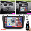 2G+64G Für Mazda 3 BL 2010-2013 Carplay Autoradio Android 13.0 GPS WiFi Kam DAB+