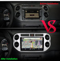 DAB+ 32G CarPlay Android 13 Autoradio GPS Nav WIFI BT Für VW Tiguan 5N 2010-2015