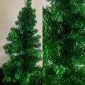 Künstlicher Weihnachtsbaum Ständer PVC Tannen Christbaum 95cm glitzer grün