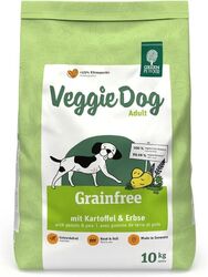 Green Petfood VeggieDog Grainfree (1 x 10 kg), Vegetarian Grain-Free Dog Food