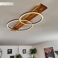 LED Ess Wohn Schlaf Zimmer Beleuchtung moderne Flur Leuchten Decken Lampen Holz