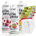 Best Body Nutrition 3 x Low Carb Vital Drink Konzentrat + 3 Pumpen 14,13€/Ltr. 